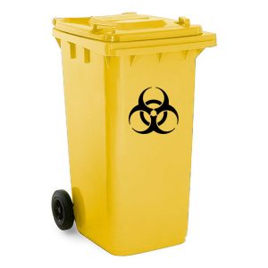 (Capacity: 120 Liter) Peddle Operated Dustbin Biohazard Bins