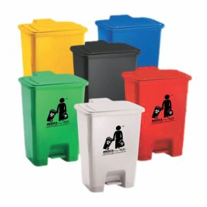 (Capacity 18 Liter)  Peddle Operated Dustbin Biohazard Bins